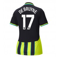 Manchester City Kevin De Bruyne #17 Replica Away Shirt Ladies 2024-25 Short Sleeve